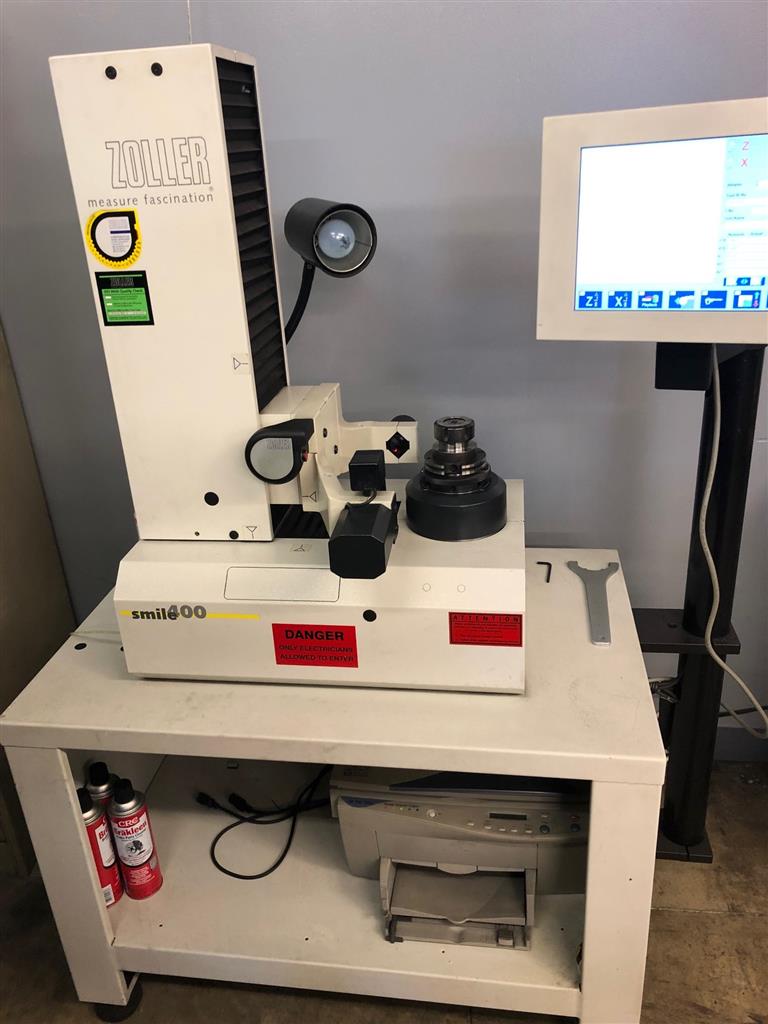 Used Zoller Tool Presetting Machine 2004 Smile 400 Tool Presetter