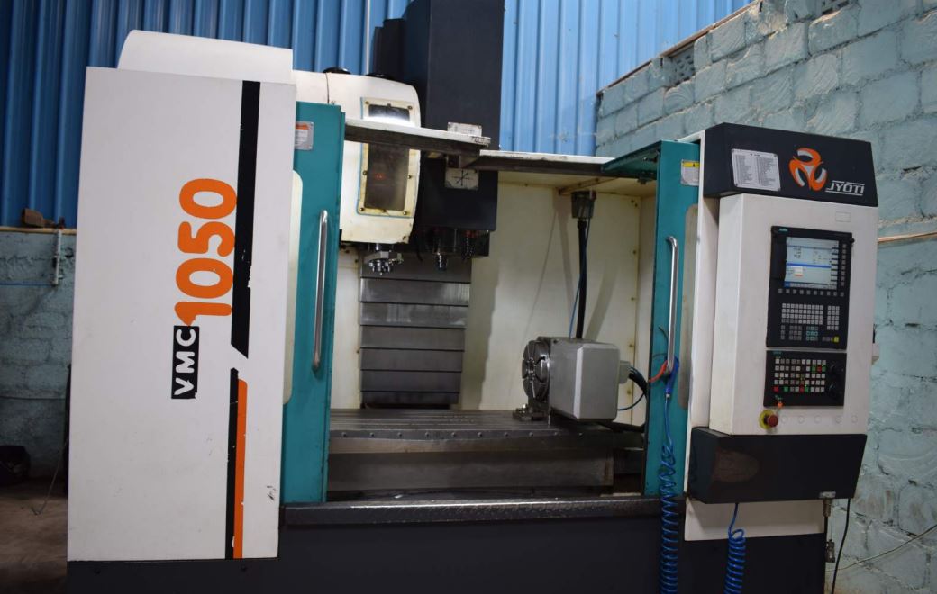 Vertical Machining Center ( VMC ) , Jyoti VMC 1050 Used in India ...