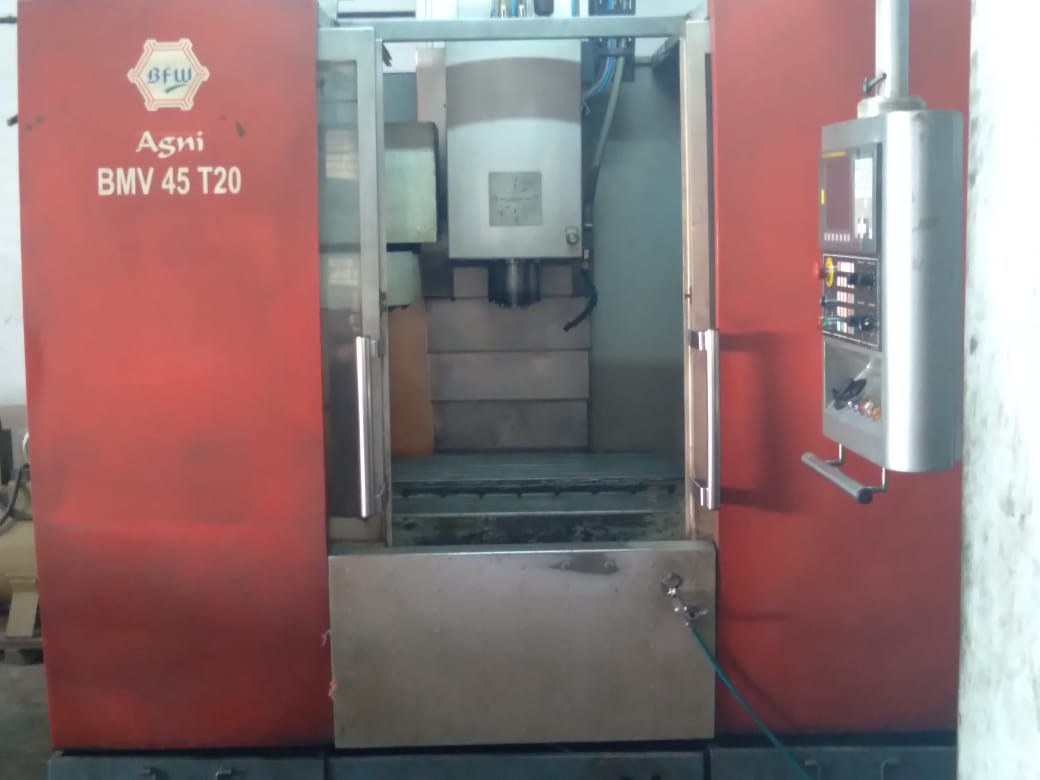 Used BFW Vertical Machining Center ( VMC ) 2006 Agni BMV 45 T20