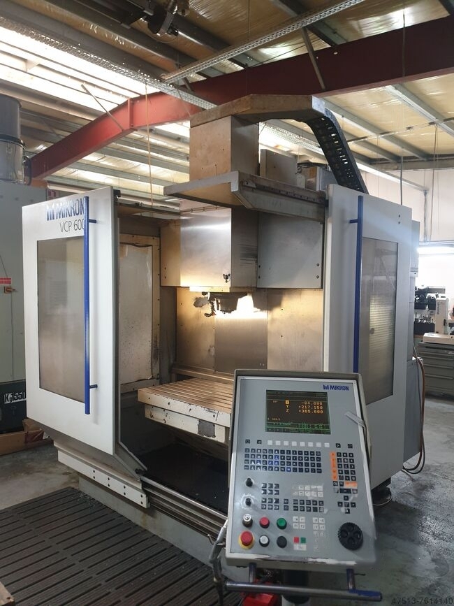 Used Mikron Vertical Machining Center ( VMC ) 1999 VCP 600