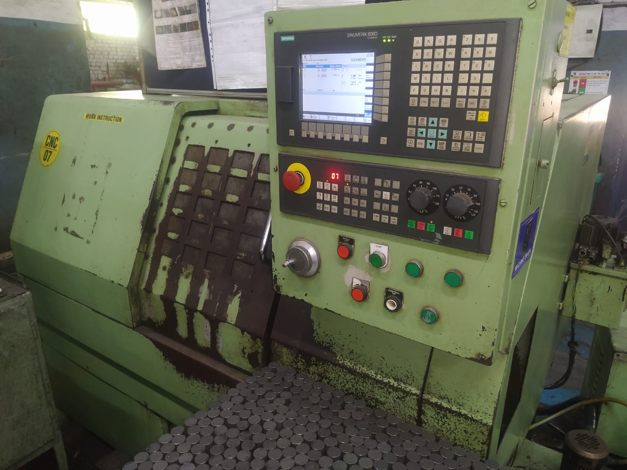 Used LMW CNC Lathe 2003 CNC 07