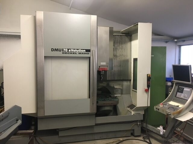 Used Deckel Maho 5 Axis VMC 2002 DMU 70 Evolution