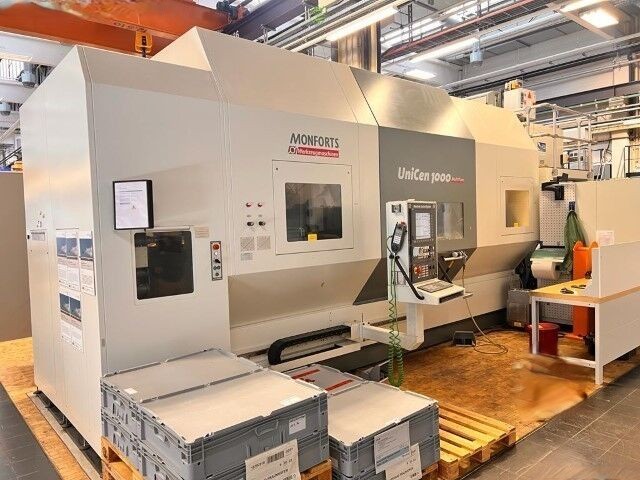 Used Monforts CNC Lathe 2009 Unicen 1000