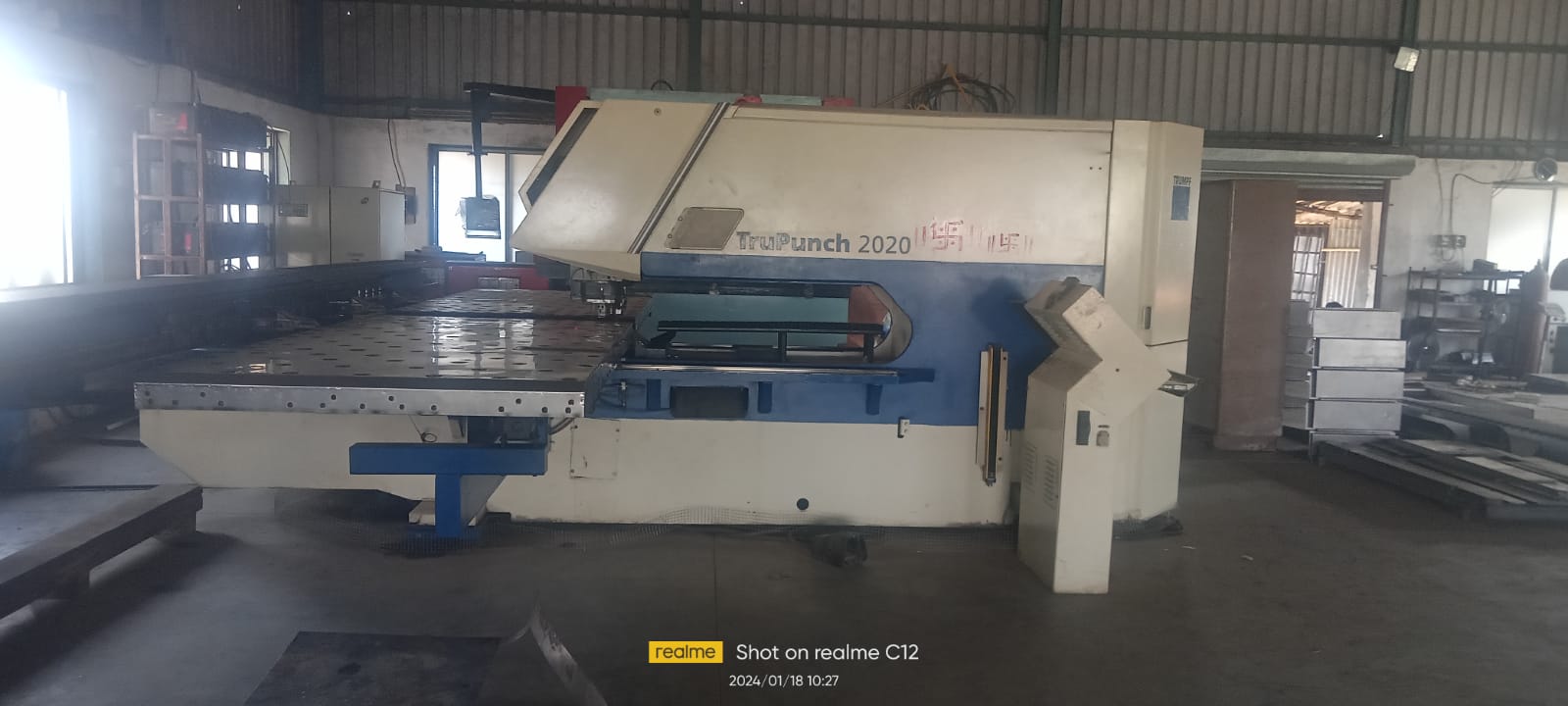 Used Trumpf Turret Punch Press 2008 TruPunch 2020