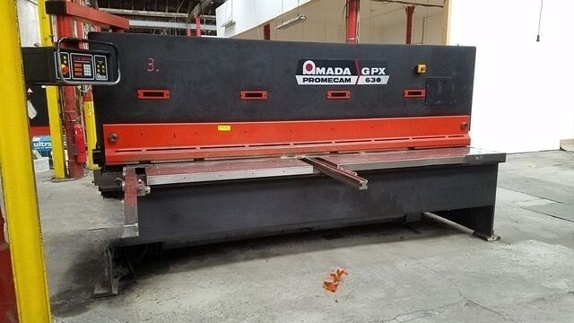 Used Amada Shearing Machine 1991 GPX 630