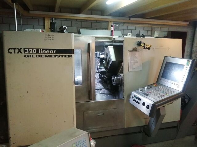 Used Gildemeister CNC Lathe 2005 CTX 320 Linear