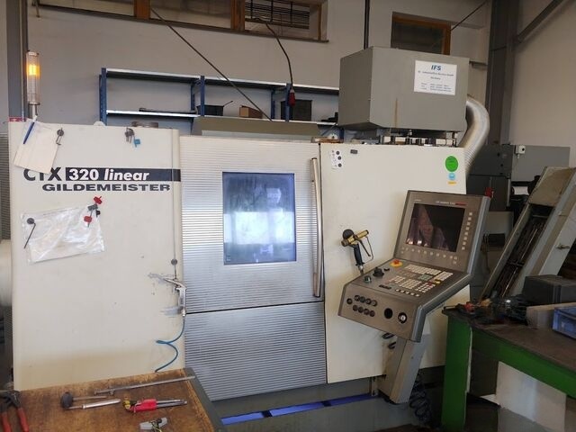 Used Gildemeister CNC Lathe 2008 CTX 320 Linear V6 CNC