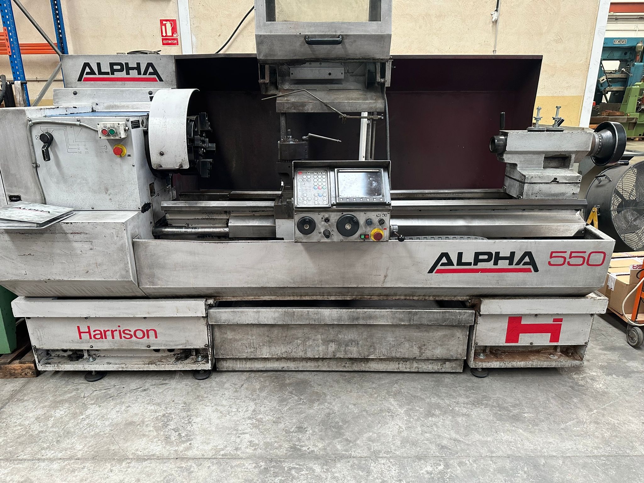 Used Harrison Lathe 1997 ALPHA 550