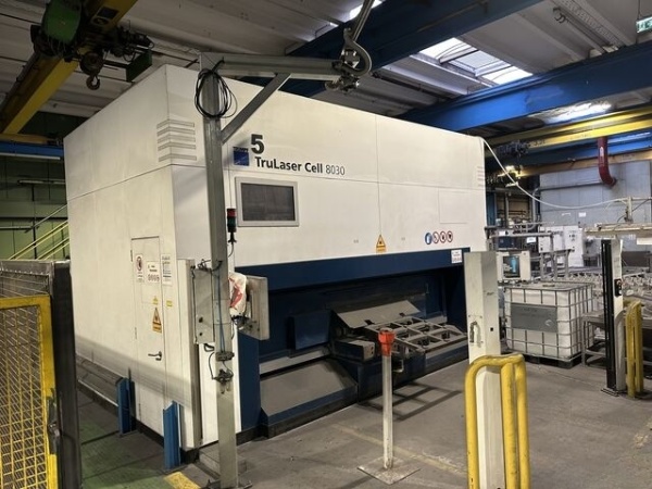 Used Trumpf 5 Axis Laser Cutting Machine 2016 TruLaser Cell 8030