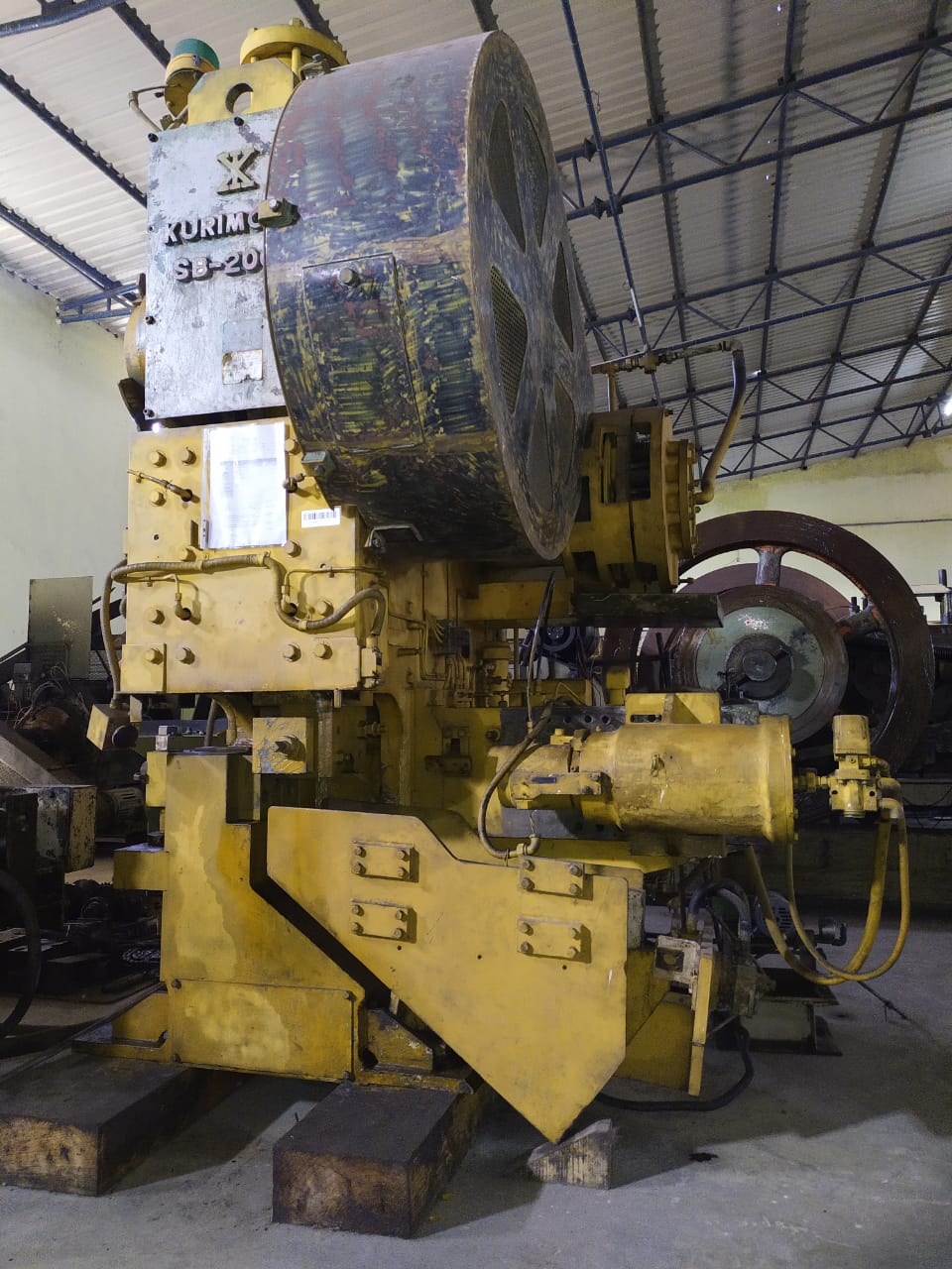 Used Kurimoto Billet Shearing  SB-200G