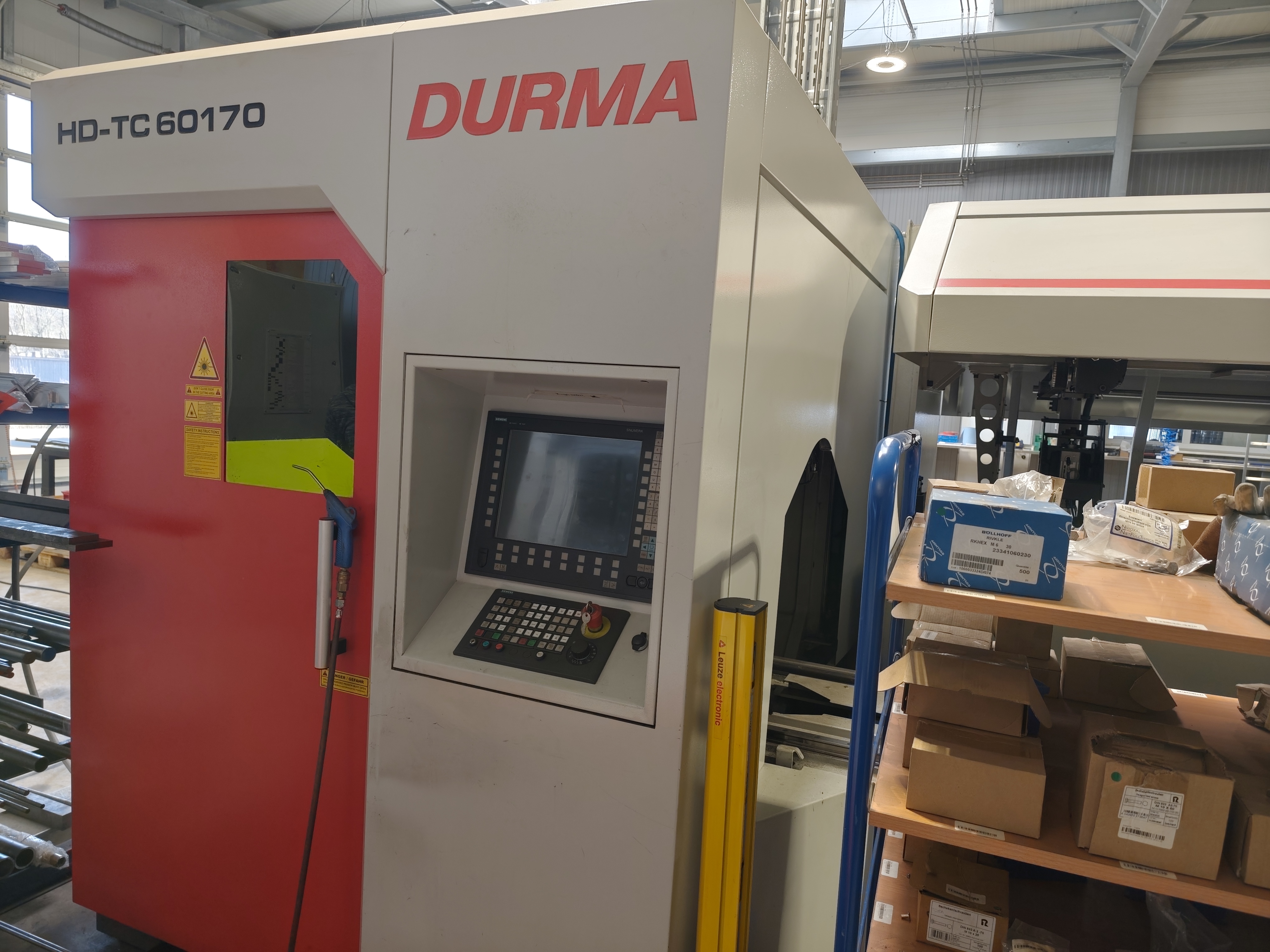 Used Durma Fiber Laser 2017 HD-TC 60170