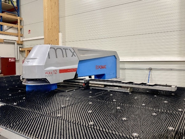 Used Euromac Turret Punch Press 2013 MTX Flex 1250