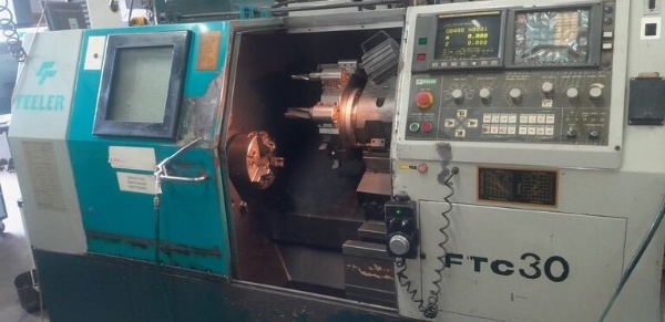 Used Feeler CNC Lathe 2002 FTC30