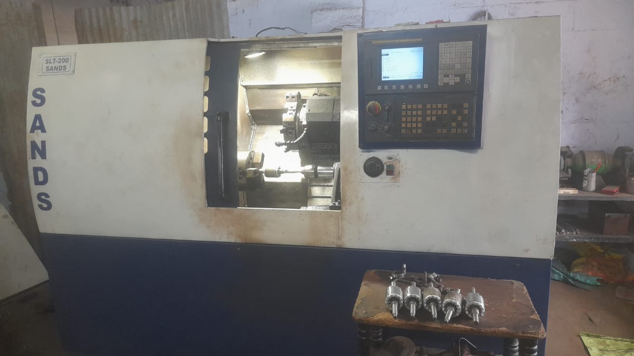 Used Sands CNC Lathe 2008 SLT 200