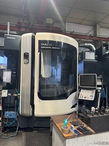 Used Dmg Mori 5 Axis VMC 2011 DMU 65 monoBLOCK