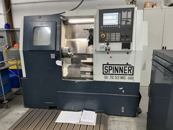 Used Spinner CNC Lathe 2007 TC 52 MC