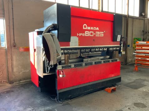 Used Amada CNC Press Brake 2007 HFL 80-25