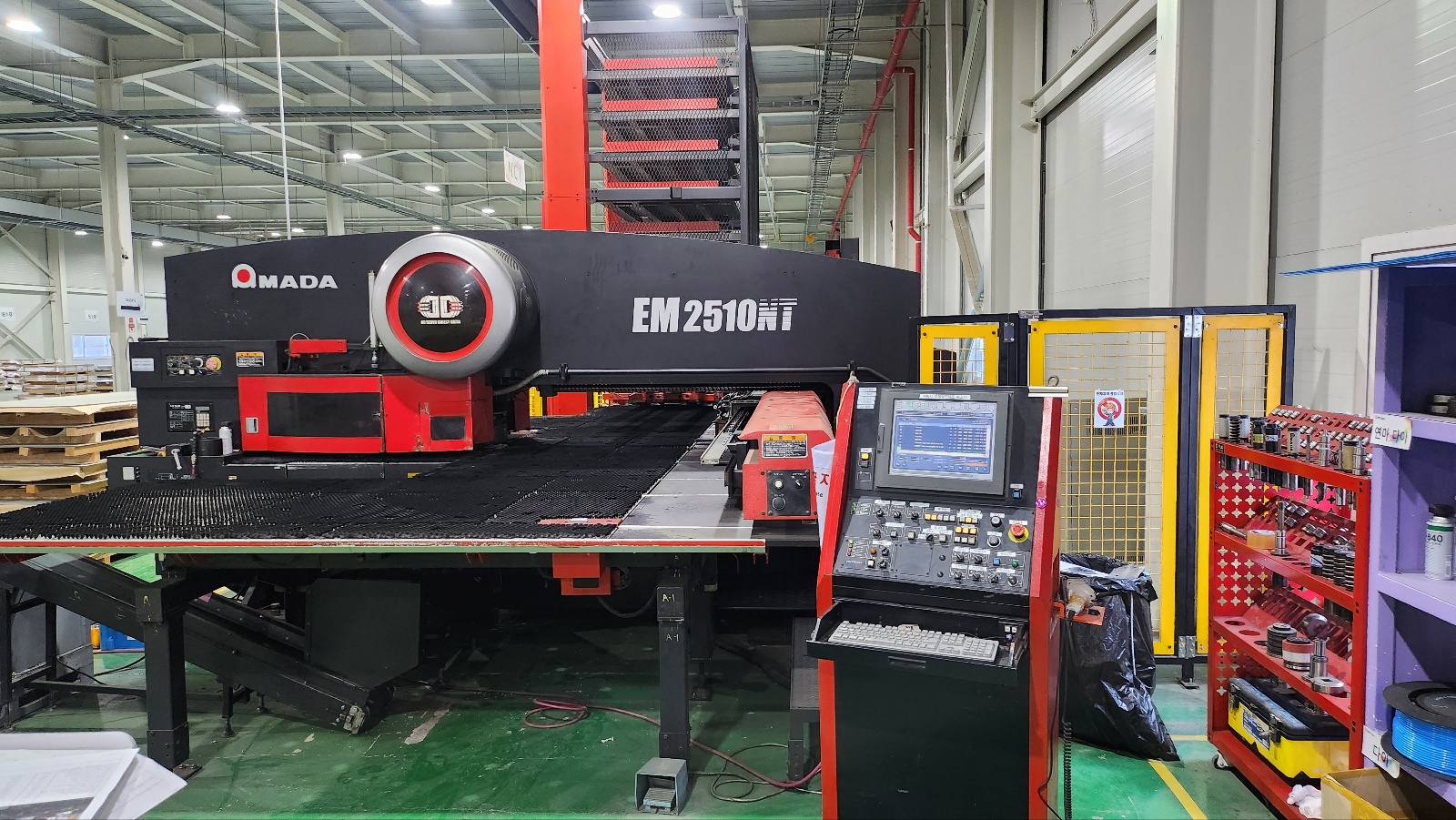 Used Amada Turret Punch Press 2005 EM 2510 NT