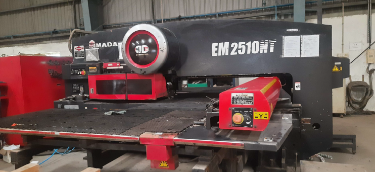 Used Amada Turret Punch Press 2008 EM 2510 NT