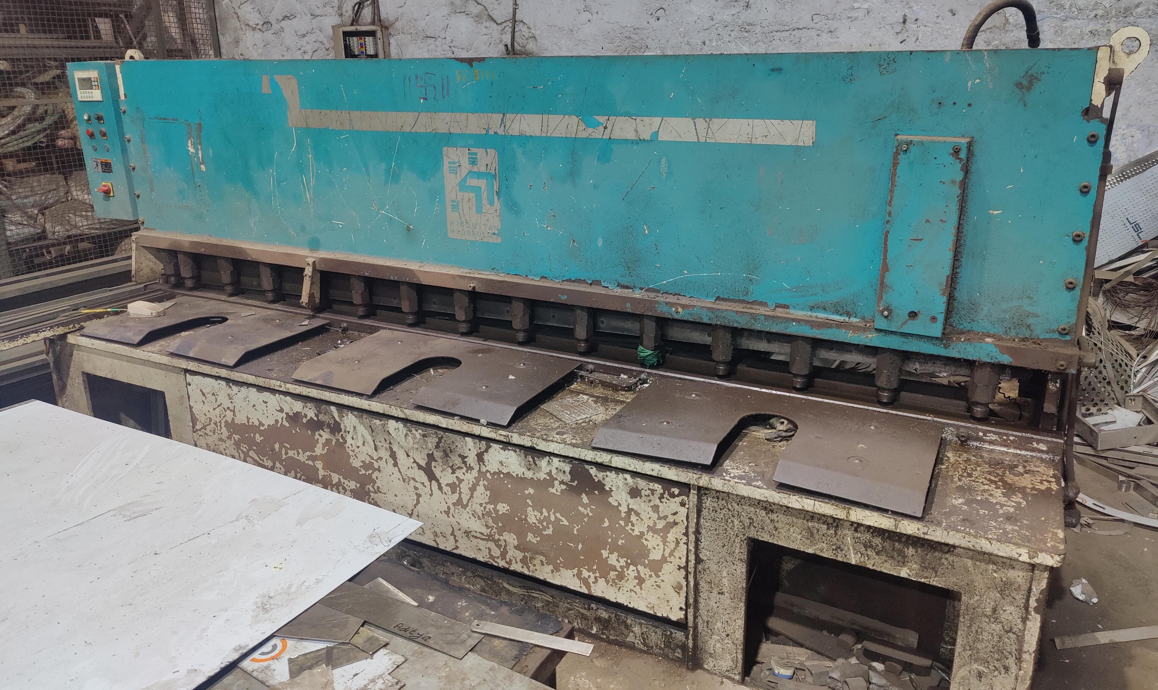 Used Hindustan Hydraulics Shearing Machine 2012 GS 3106