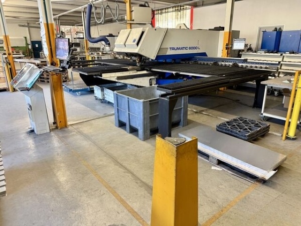 Used Trumpf Laser Punch Combination 2004 Trumatic 6000 L