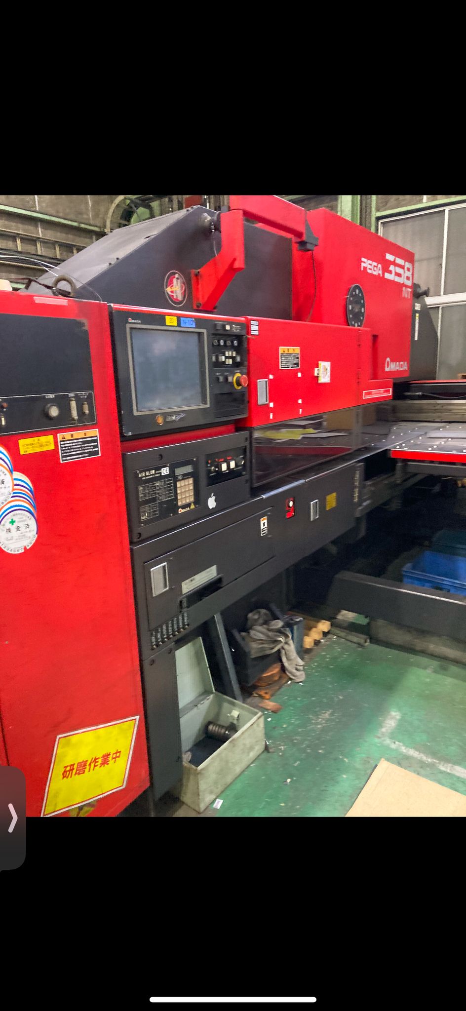Used Amada Turret Punch Press 2001 Pega 358NT