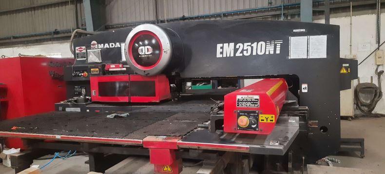 Used Amada Turret Punch Press 2008 EM 2510