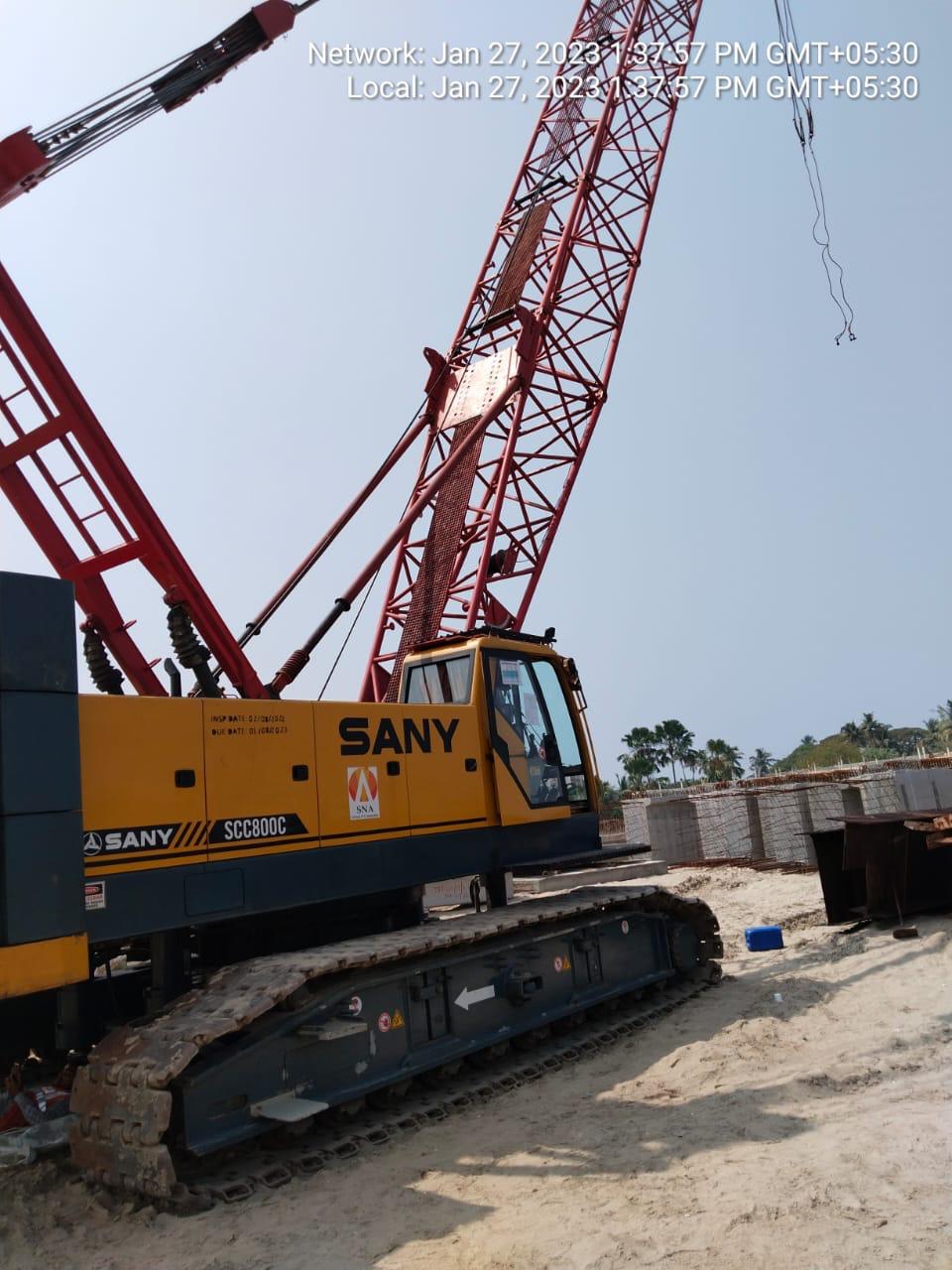 Used Sany Crane 2014 SCC800C
