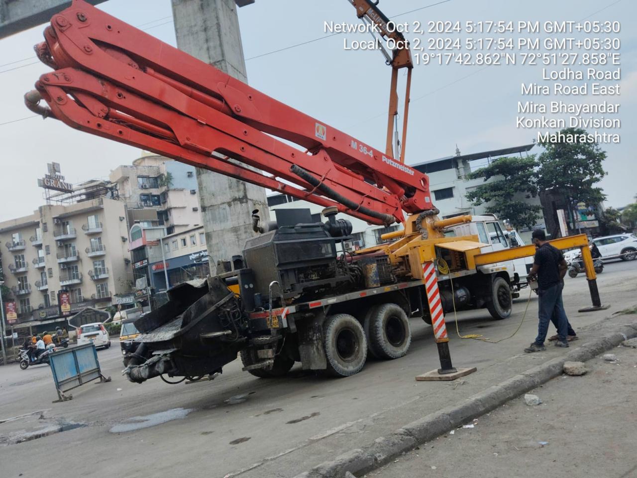 Used Putzmeister Crane 2012 M 36-4