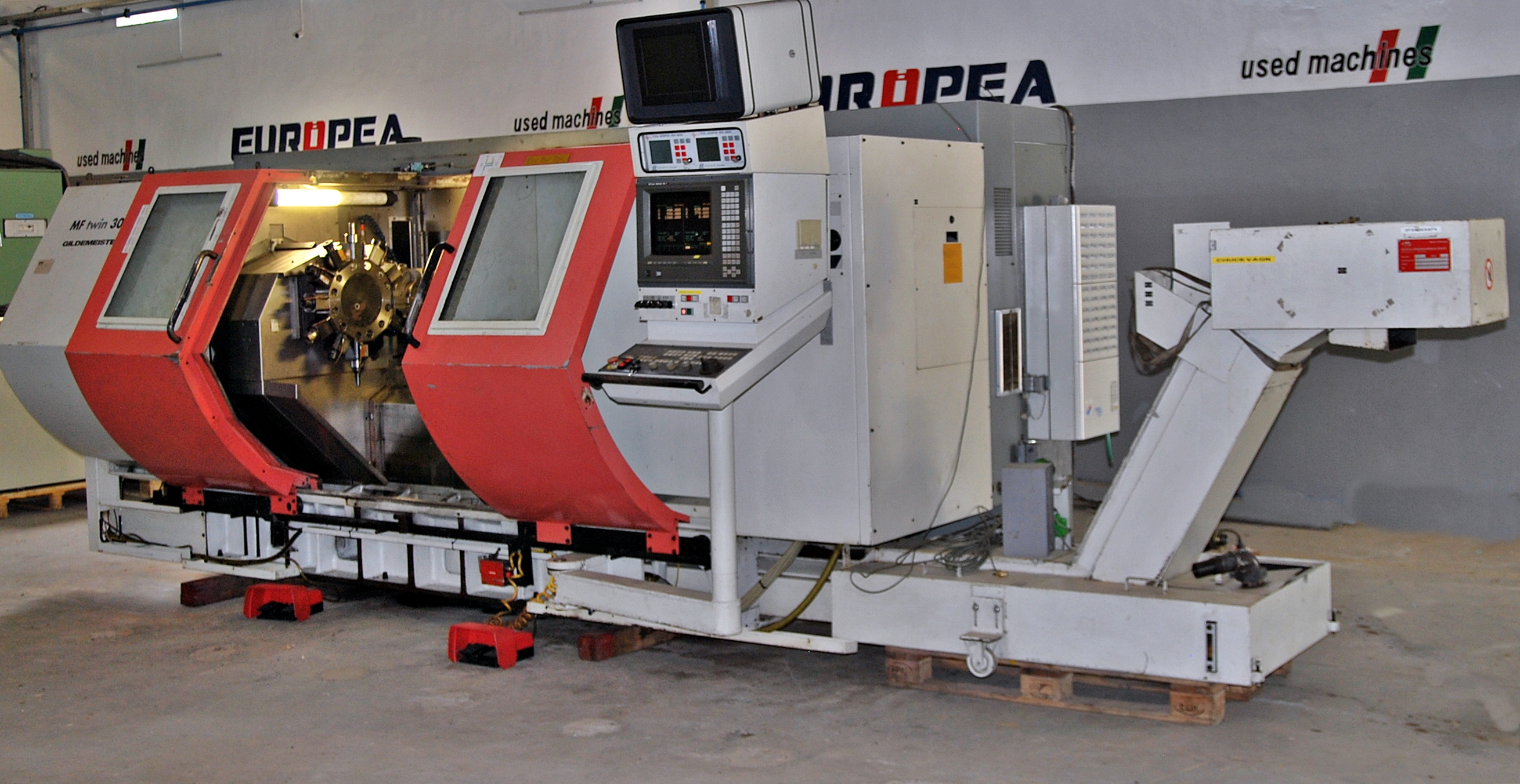 Used Gildemeister CNC Turn-Mill 1996 MF TWIN 300