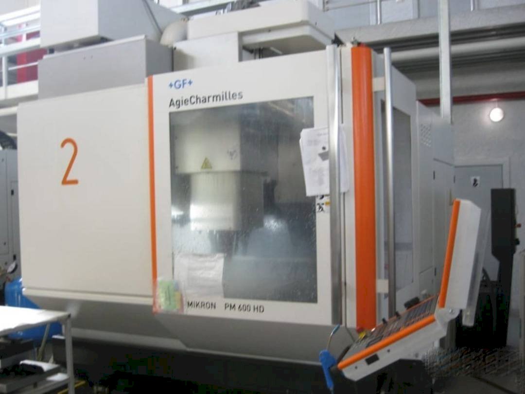 Used AgieCharmilles Vertical Machining Center ( VMC ) 2014 Mikron HPM 600 HD